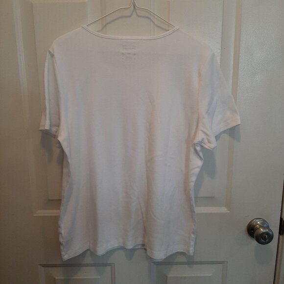 Hasting & Smith White T-Shirt; Size XL; Classic; Short sleeve; EUC - Picture 2 of 3
